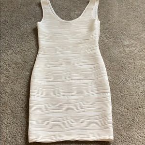 White fitted dress